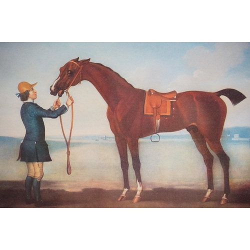 523 - After Liberio Prosperi, ' Lib ' (Italian 1854 - 1928), The Winning Post, colour print, 42 x 60cm tog... 