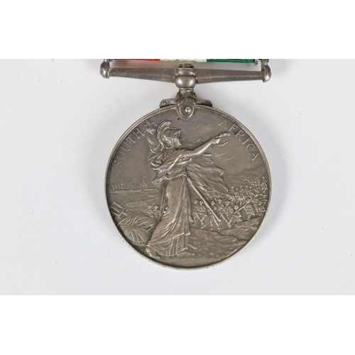 168 - Boer War King’s South Africa Medal to 4018 Private T. Hill, Argyll & Sutherland Highlanders, wounded... 