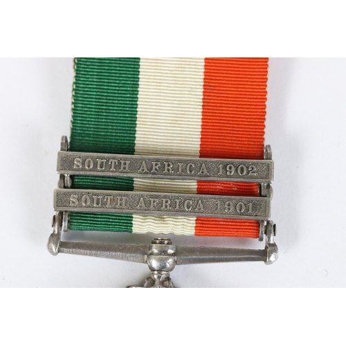 168 - Boer War King’s South Africa Medal to 4018 Private T. Hill, Argyll & Sutherland Highlanders, wounded... 