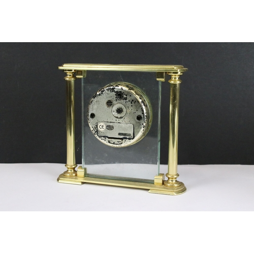 218 - Three carriage clocks to include two London Clock Company examples.