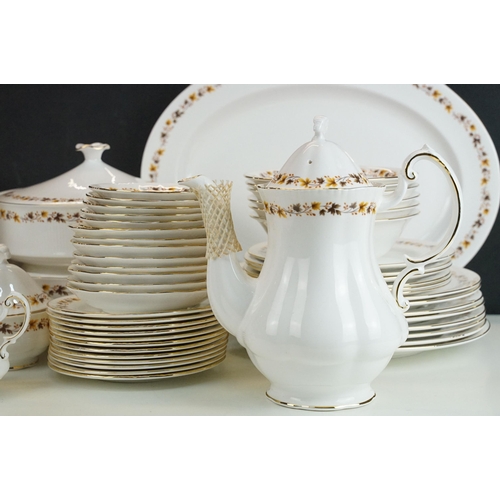 75 - Royal Kent 'Golden Glory' tableware to include six dessert bowls, six large side plates, eight large... 