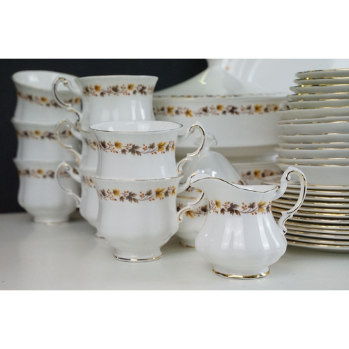 75 - Royal Kent 'Golden Glory' tableware to include six dessert bowls, six large side plates, eight large... 