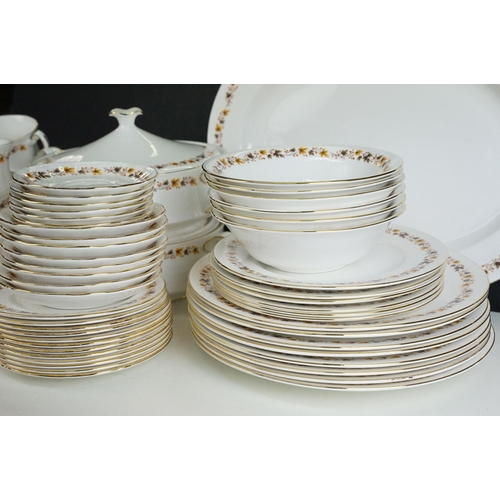 75 - Royal Kent 'Golden Glory' tableware to include six dessert bowls, six large side plates, eight large... 