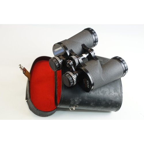 405 - Binoculars and cameras to include Commodore, Cresta Brownie, Halina Paulette Electric, Kodak Colorsn... 