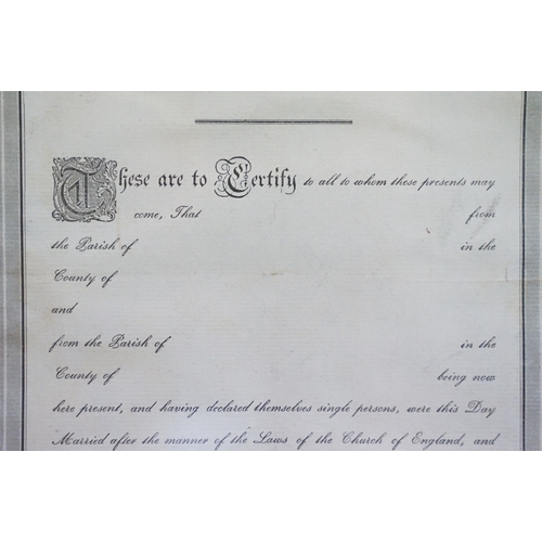 470 - Ephemera - MBE certificate with facsimile? signatures for Queen Elizabeth II and Prince Phillip, 38 ... 