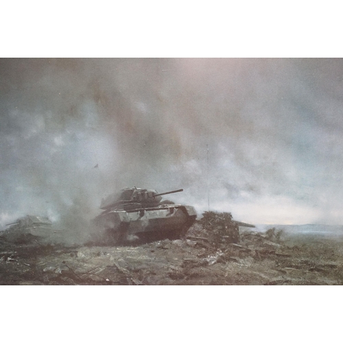 474 - After David Shepherd (British, 1931 - 2017), Alamein, limited edition colour print, inscribed lower ... 