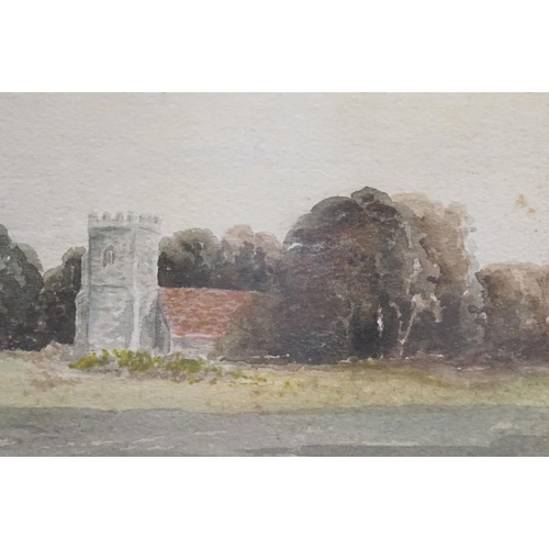 477 - Circle of Peter de Wint (British, 1784 - 1849), Stonehouse Church, Gloucestershire, watercolour, tit... 