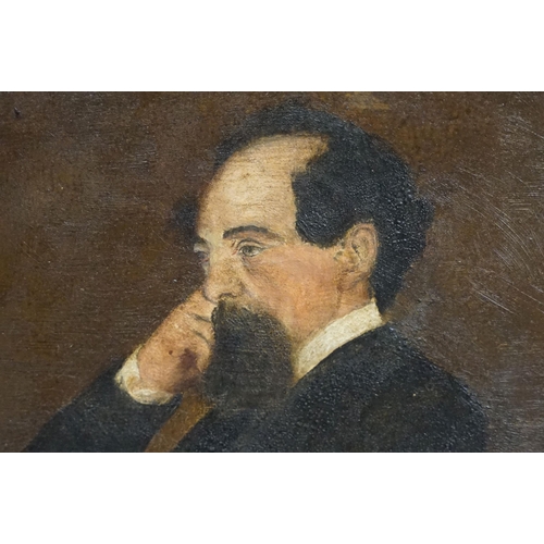 503 - Late 19th / early 20th century English school, portrait of a gentleman seated, oil on canvas, 28 x 2... 