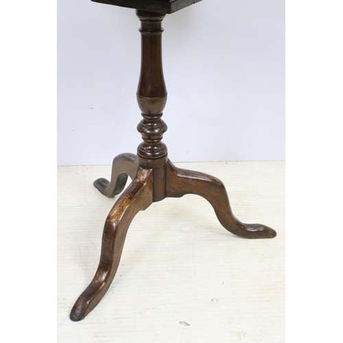 623 - 19th century mahogany tilt top table with bird cage action