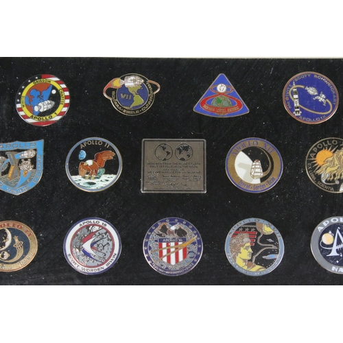 321 - Album of space travel and exploration stickers to include 'The Shuttle Mission Badge Collection' tog... 