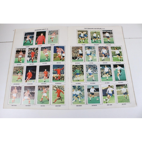 322 - Two Football sticker / stamp albums to include 1969-1970 and 1970-1971, both complete, together with... 