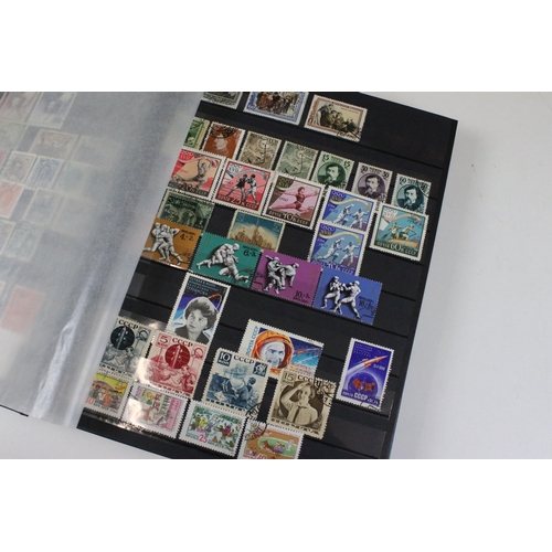 381 - Collection of franked world stamps across fifteen albums dating from the 19th and 20th Century to in... 