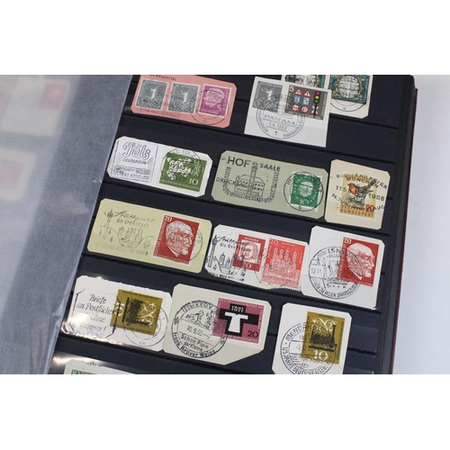 381 - Collection of franked world stamps across fifteen albums dating from the 19th and 20th Century to in... 