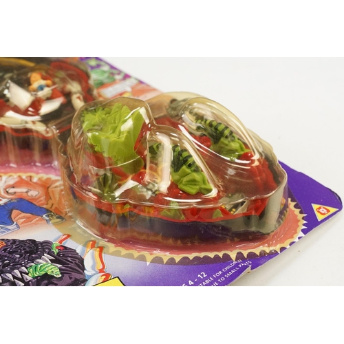 258 - Carded Bluebird Mighty Max Extinguishes the Fire Alien play set, unopened, some discolouring to bubb... 