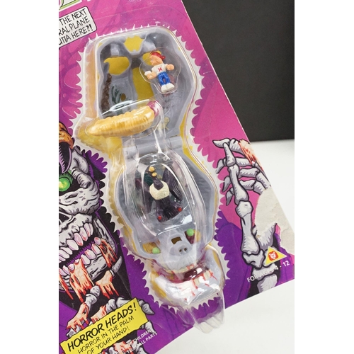 259 - Four carded Bluebird Mighty Max play sets to include Defeats Nightwing, Out-freaks Freaks (card bend... 