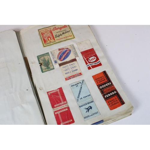 349 - Collection of assorted ephemera to include a collection of labels including cheese, match box and ci... 