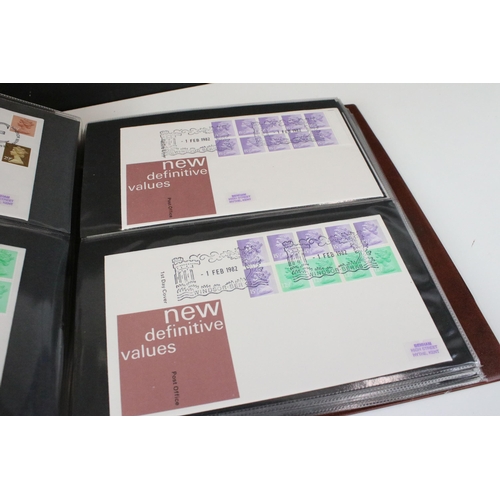 353 - Collection of first day cover stamps across five albums covering a wide range of subjects together w... 