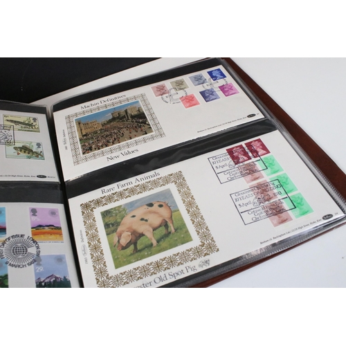 353 - Collection of first day cover stamps across five albums covering a wide range of subjects together w... 