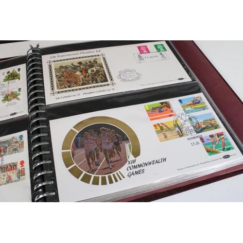 353 - Collection of first day cover stamps across five albums covering a wide range of subjects together w... 