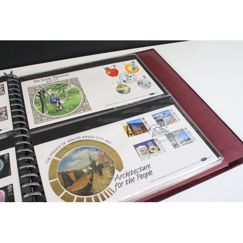 353 - Collection of first day cover stamps across five albums covering a wide range of subjects together w... 