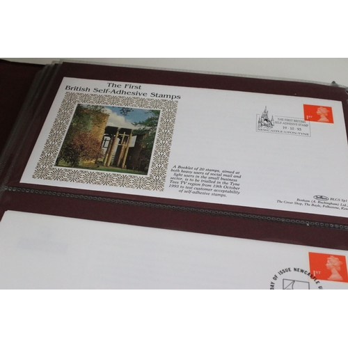 353 - Collection of first day cover stamps across five albums covering a wide range of subjects together w... 