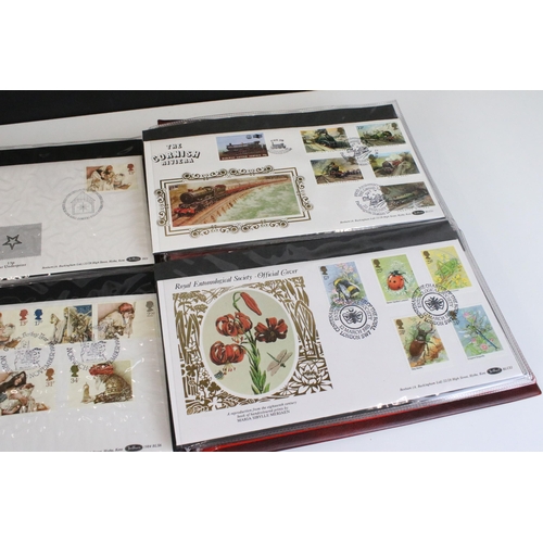 353 - Collection of first day cover stamps across five albums covering a wide range of subjects together w... 