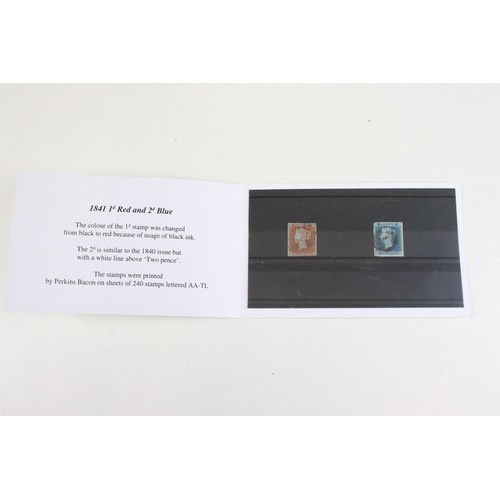 302 - Stamps - collection of Great British Queen Victoria and later stamps, to include: four penny blacks,... 