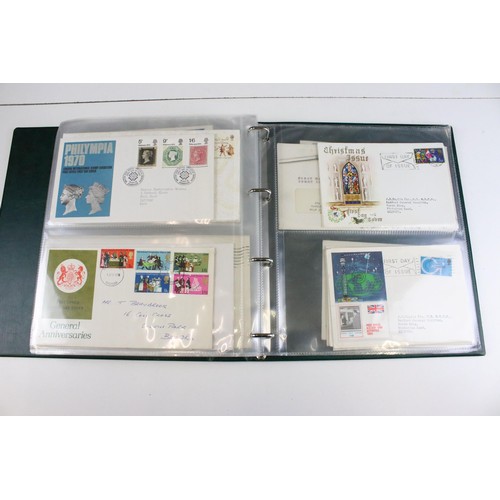 305 - Stamps - album of First Day Covers, subjects include World War II, Channel Islands and others