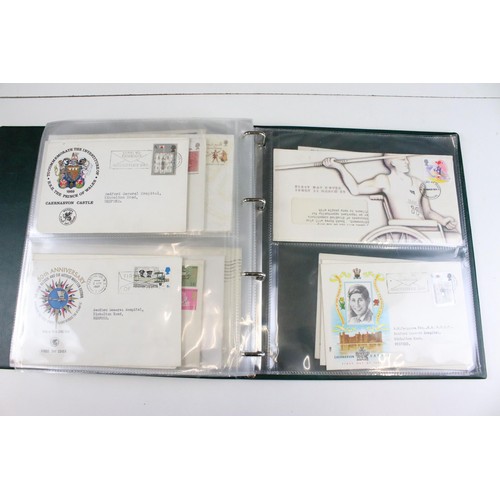 305 - Stamps - album of First Day Covers, subjects include World War II, Channel Islands and others