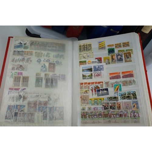 359 - Collection of worlds stamps and first day covers across nine albums to include 20th Century commonwe... 