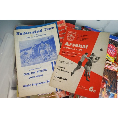 361 - Collection of assorted football programmes from the 1960s onwards to include FA cup finals, internat... 