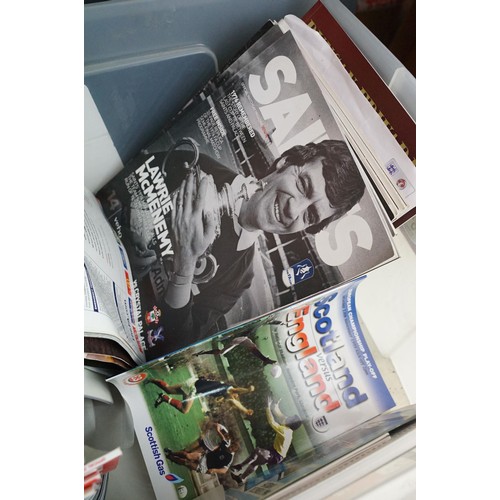 361 - Collection of assorted football programmes from the 1960s onwards to include FA cup finals, internat... 