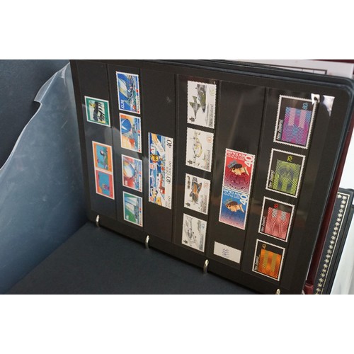 365 - Collection of world and commonwealth stamps across nine albums dating from the 19th Century onwards ... 