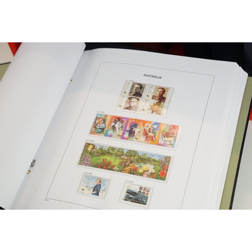 367 - Collection of Great British and commonwealth stamps to include four Stanley Gibbons albums of Austra... 