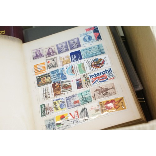 368 - Collection of 19th Century onwards British, commonwealth and world stamps across eight albums to inc... 