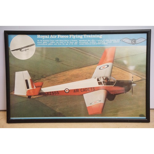 466 - Collection of aviation related prints to include a series of unframed RAF plane prints including a s... 