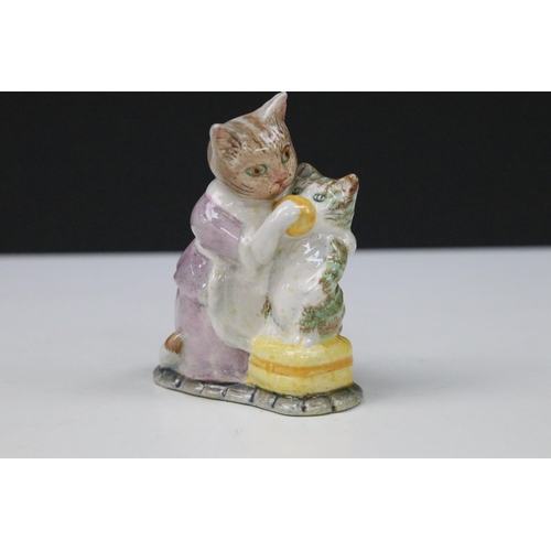 55 - Collection of eight Beswick Beatrix Potter figures, comprising: Tommy Brock, Tabitha Twitchit and Mi... 