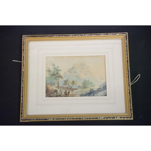 535 - Collection of watercolours and prints by various artists, all framed and glazed (1 box)