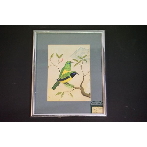 535 - Collection of watercolours and prints by various artists, all framed and glazed (1 box)