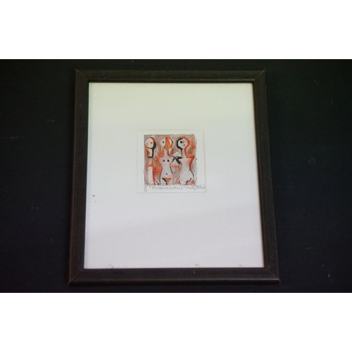 535 - Collection of watercolours and prints by various artists, all framed and glazed (1 box)