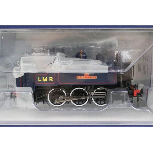 11 - Two boxed OO gauge locomotives to include Bachmann MR-105 USA Class 0-6-0T 300 Frank S Ross LMR blue... 