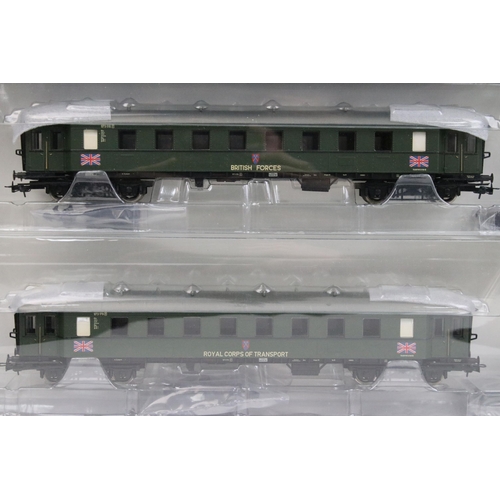 12 - Four boxed Liliput by Bachmann HO gauge Wagenset BR Rheinarmee Ep III coach packs to include 3 x L35... 