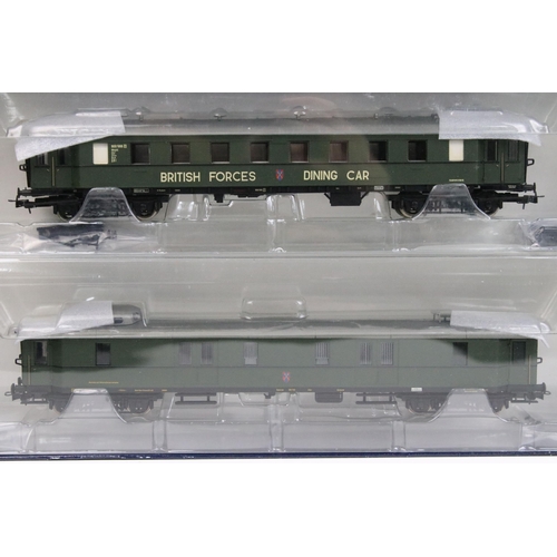 12 - Four boxed Liliput by Bachmann HO gauge Wagenset BR Rheinarmee Ep III coach packs to include 3 x L35... 