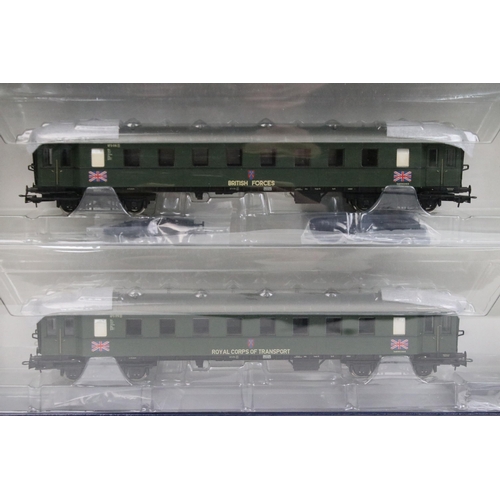 12 - Four boxed Liliput by Bachmann HO gauge Wagenset BR Rheinarmee Ep III coach packs to include 3 x L35... 