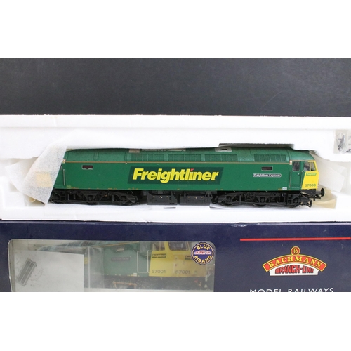 27 - Three boxed Bachmann OO gauge locomotives to include 32-728 Class 66 Diesel 66612 Forth Radier Freig... 