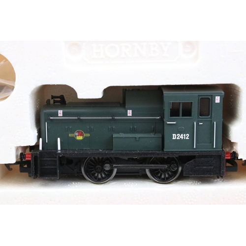 6 - Five boxed Hornby OO gauge locomotives to include R2783 BR 0-4-0 Diesel Class 06 Shunter Club Loco 0... 