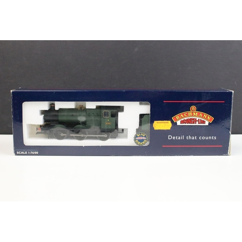 8 - Six boxed Bachmann OO gauge locomotives to include 31-203 Rebuilt Patriot 45528 REME BR green emblem... 