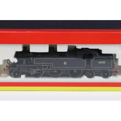 9 - Five boxed Hornby / Triang OO gauge locomotives to include R2223 BR Fowler 2-6-4T Class 4P Locomotiv... 