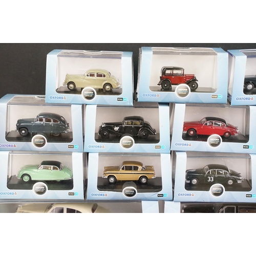 100 - 41 Boxed / Cased Oxford Diecast Automobile Company diecast models, all ex