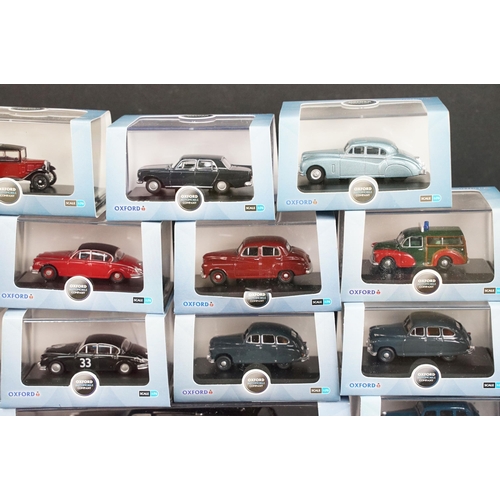 100 - 41 Boxed / Cased Oxford Diecast Automobile Company diecast models, all ex